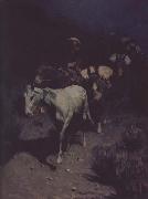 Frederic Remington The Bell Mare (mk43) oil painting on canvas